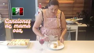 Canelones rellenos de carne