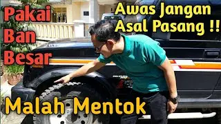 Awas Pakai Ban Besar Mentok Bemper, Cara Geser Bemper Jimny Katana