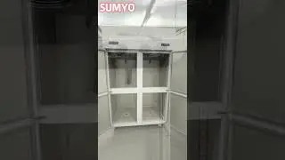 4 door dual temperature vertical freezer #kitchen #commercialrefrigerator #refrigerator