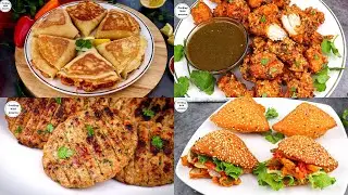 Ramzan Special Iftar Recipes, Chicken Pakora, Chicken Kabab, Pizza Pockets, Cheese Crepes, Ramadan