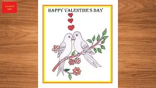 Valentine's Day Special Drawing || Valentine's Day Drawing || How to Draw Valentine's Day
