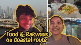 Malido Caf&eacute; Review + Mumbai Coastal Road pe Masti & Bakwaas Ride | Mumbai Vlog