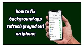 Как исправить неактивное фоновое обновление приложений на iPhone | Руководство по iOS 2025