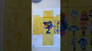 Making a DIY Inside Out blind box!!  📦🎨🩷🥰🤪#subscribe#paperart#diy#viral#fyp#cute🤩😍