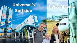 Longest travel day ever! NORSE ATLANTIC Terminal C. Free room upgrade! UNIVERSAL'S SURFSIDE 🇺🇸✈️