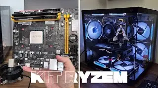 DEIXANDO MEU PC GAMER HUMILDE MAIS FORTE COM UM KIT RYZEM