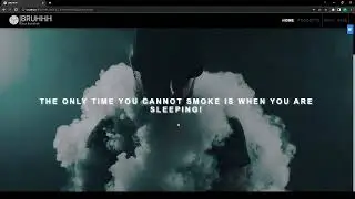 BRUHHH - Vape E-commerce website | PHP, MySQL, HTML, CSS