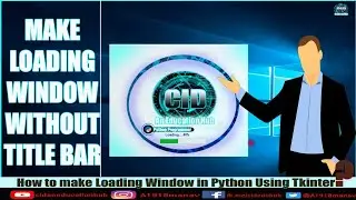 Make App loading page window || App starting window design || How to make Window without title bar