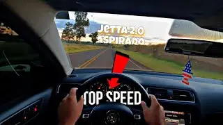 🔥FIZ TOP SPEED DO JETTA 2.0 ASPIRADO// COROLLA NAO AGUENTA