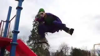 Godzilla vs New Joker (with T Rex Toy) superhero battle in real life