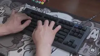 Norbatouch with CoolerMaster Masterkeys Pro S with lubed Tealios Typing Sounds