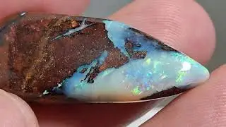 Koroit Nut Opal mit Bohrung am Band, Opal 006432 b