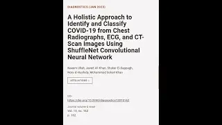 A Holistic Approach to Identify and Classify COVID-19 from Chest Radiographs, ECG, an... | RTCL.TV