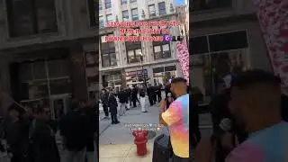 Standing for Christ at a Muslim event in downtown Chicago ☪️🥷🏾🕋