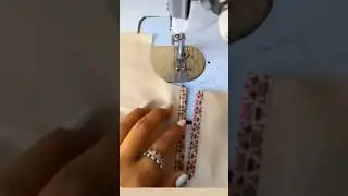 ✨ Beautiful Stitching Design on Fabric | Easy & Creative Idea! #CreativeDesign #TailoringTips