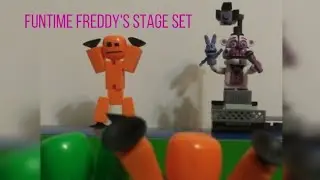 Funtime Freddy's Stage Set Unboxing from FNAF: Sister Location