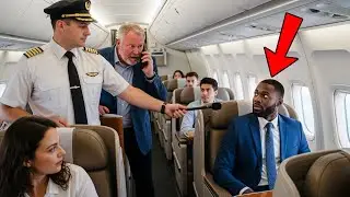 White Passenger Calls Police on Black Man in First Class &mdash; Shocked When Captain Hands Him the Mic