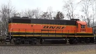 BNSF Warbonnet Leads Mixed Freight with Geep