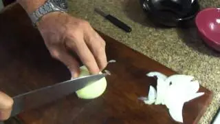 Tecnica para picar cebollas