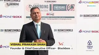 Vishal Prakash Shah, Founder & CEO, Blackbox | BW Emerging Business Awards 2025