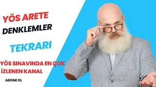 YÖS SINAVI | YÖS MATEMATİK - 1 | DENKLEMLER SORU ÇÖZÜMÜ | (YÖS 2024)