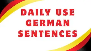 Daily Use German Sentences for Beginners | Learn German Bhasha