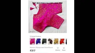 Best meesho readymade blouses under 500