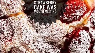 Easy To Bake Strawberry Cake | Strawberry Cake With Glossy Strawberry Syrup| All Rounder Sum