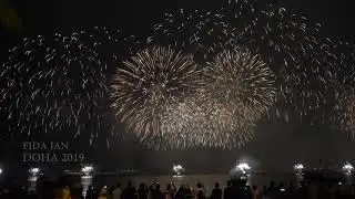 Qatar National Day 2019 - fireworks || 4k
