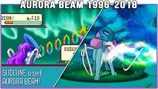 Evolution of Aurora Beam - Pok&eacute;mon Moves (1996-2018)