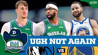 Anthony Davis Leaves With Groin Injury In Dallas Mavericks Loss to Warriors | DLLS MAVS POSTGAME