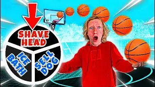 Make The Shot OR Spin The EXTREME DARE WHEEL! - Challenge