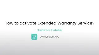 How to activate extended warranty service