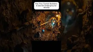The Tiny Tunnel Builders: A Hidden Underground World! 🏗️🚇 #miniature