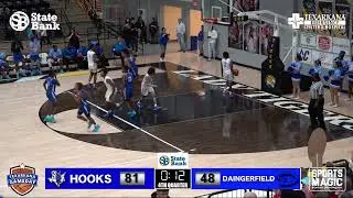 Hooks vs Daingerfield Boys Area Round Playoff Basketball