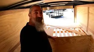 Ep53 Vanlife Trailer Buildout in Home Depot Parking Lot