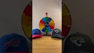 Predicting Sundays wild card games using a spinning wheel #shorts #nfl #nflplayoffs
