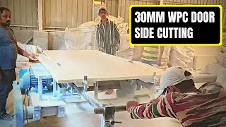30MM WPC DOOR SIDE CUTTING ON DD SAW || WPC DOORS || EEZEE BOARD #wpcdoor #wpcdoorframe