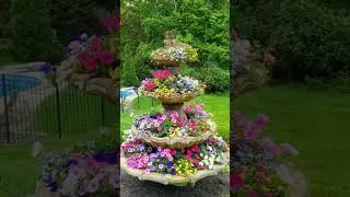Very beautiful garden with small pool design ideas #shorts #gardenlovers #gardendesignideas #flowers