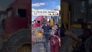 Top heavy Equipment Repairs #unbelizeableperezs #belize #shipyard