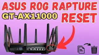 Reset Asus ROG Rapture GT-AX11000 WiFi 6 Gaming Router To Factory Default Settings | DIY |