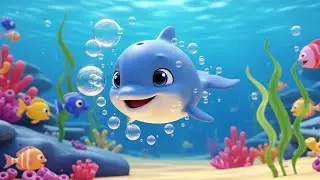 Minecraft Tiny Dolphin Lost the Bubble Ring | Nursery Rhymes for Kids & Baby Songs
