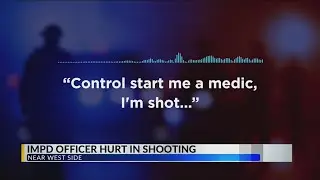 IMPD officer shot on near west side of Indianapolis