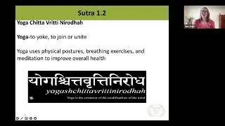 Yoga Sutras Book One- Sutra 1 and 2