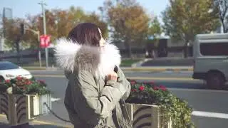 women's long down coat Real raccoon fur collar thicken down jacket