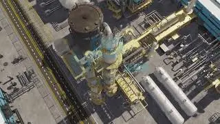 Walkthrough Animation of Oil Refinery | 3D Industrial Animation