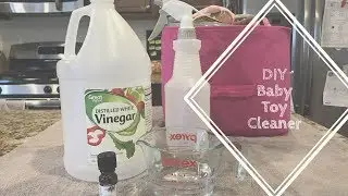 HOW TO CLEAN BABY TOYS | DIY CLEANER | Raisingm&z
