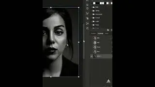 Dramatic Black and white effect in photoshop