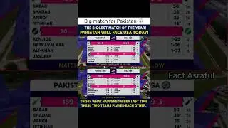 Big Match Pressure! Pakistan vs USA &ndash; History Repeats? 💀🔥