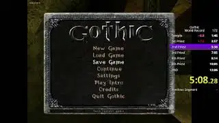 Gothic 1 Any% no Oob Speedrun in 12:00.230